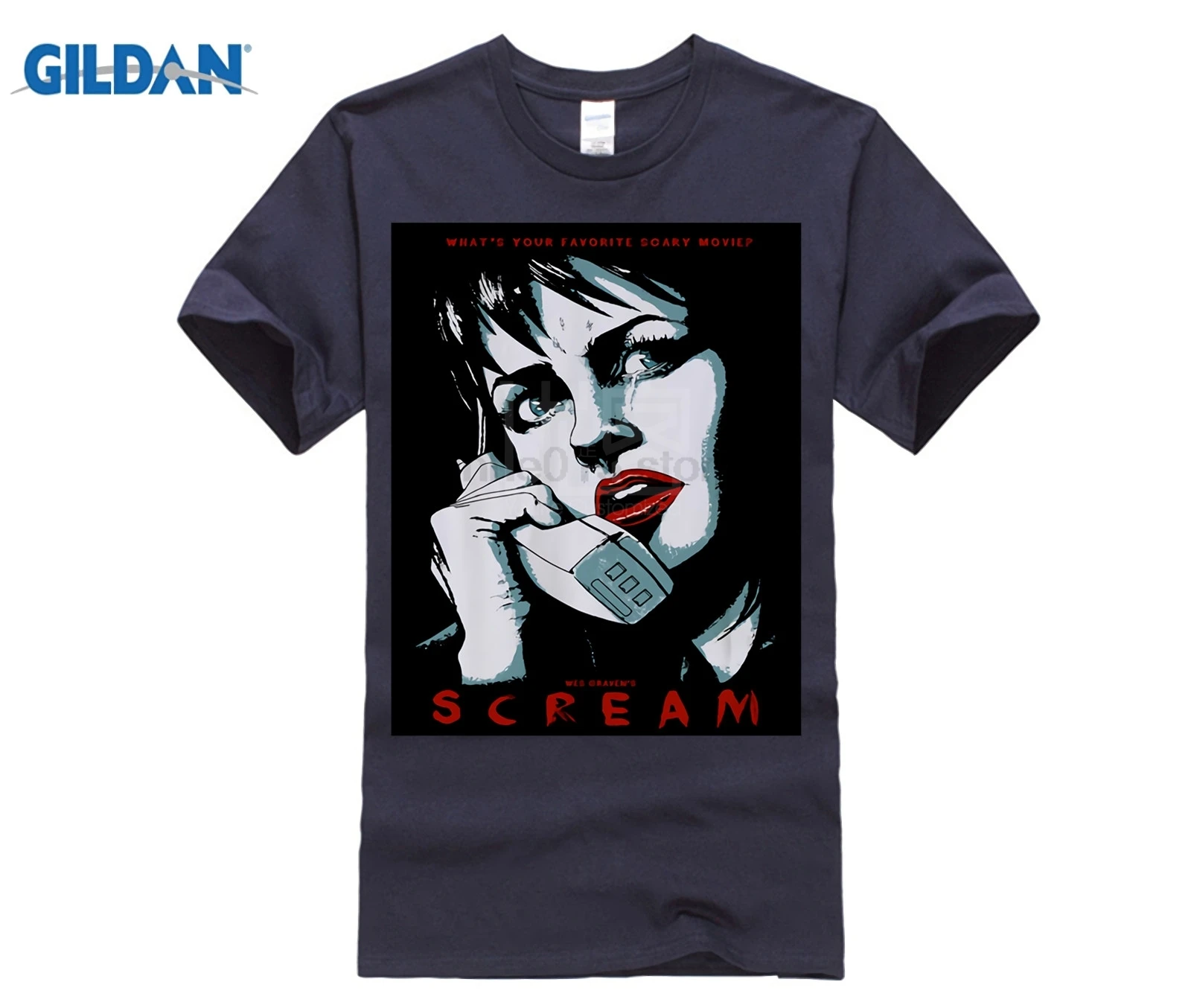 Альтернативный постер фильма крик футболка для мужчин лето страшный фильм