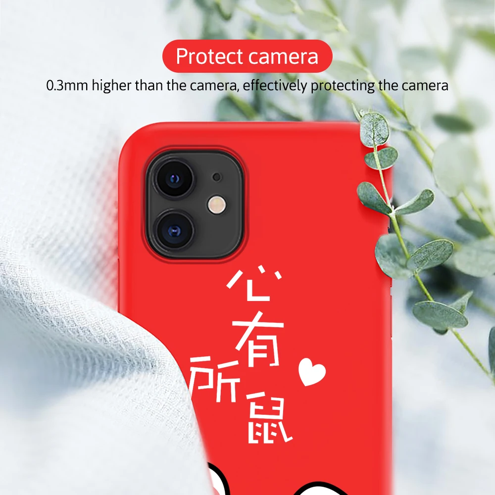 Китайский новогодний чехол для iPhone 11 Pro Max Xs Xr X 8 7 6 6S Plus персональный красный ТПУ |