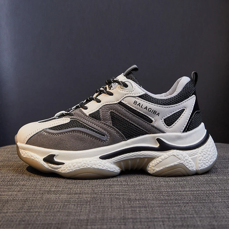 

Women Vulcanized Shoes, Fashion 2021 Casual Lace Up High Top Thick Bottom Breathable Summer Comfortable, Walking Sneakers