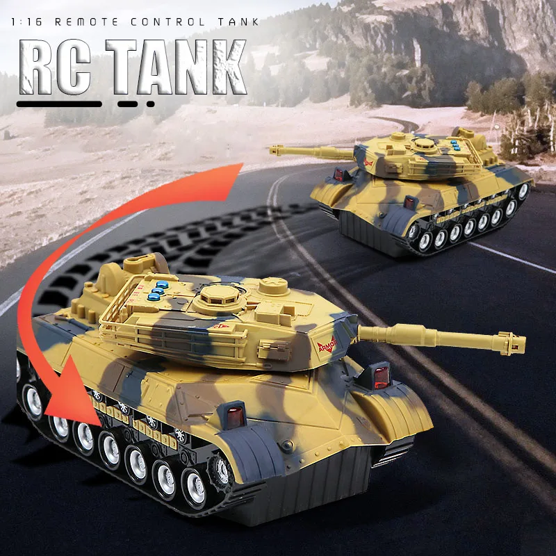 Радиоуправляемый Танк 1/16 Радиоуправление бронированный автомобиль детские