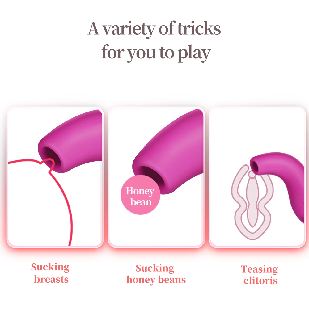 Вибрирующий вибратор YaMieDear для орального секса Стимуляция клитора женская