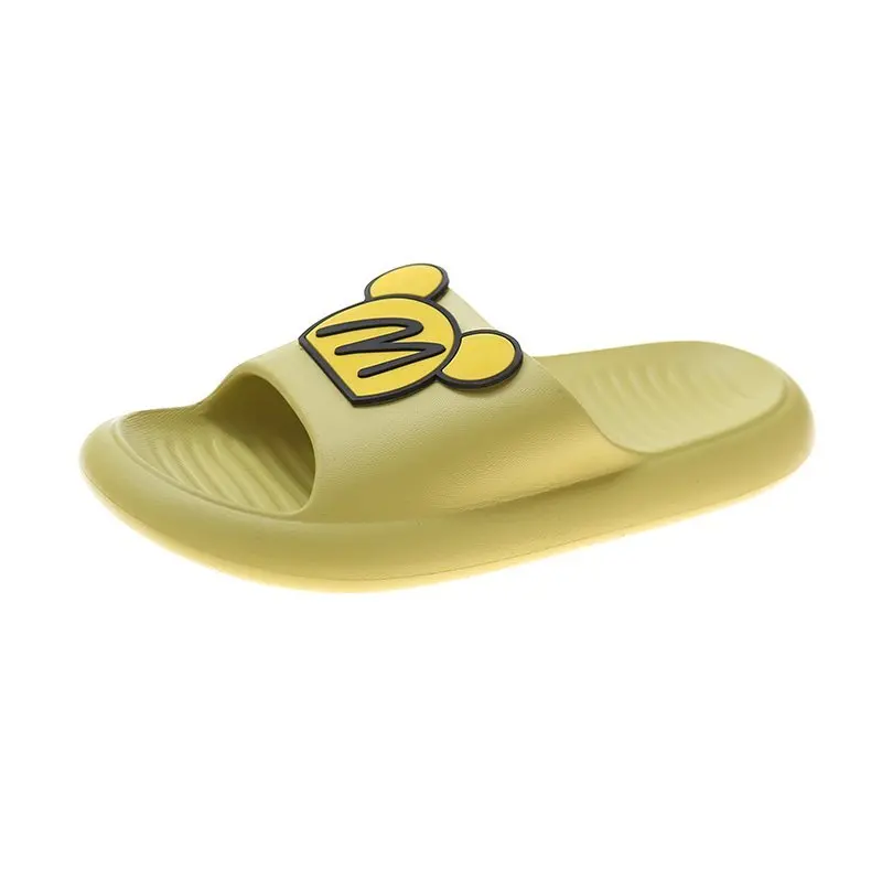 

2021 Fashion New Women's Slippers Casual Simple Animal Decals Cute Open-toed Flat Bottom Simple Home Women's Slippers
