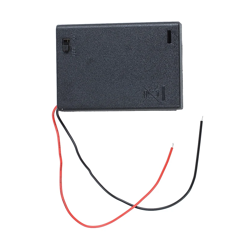 3 шт Пластиковый х АА батареи держатель Чехол коробка с выключателем ВКЛ/ВЫКЛ| |