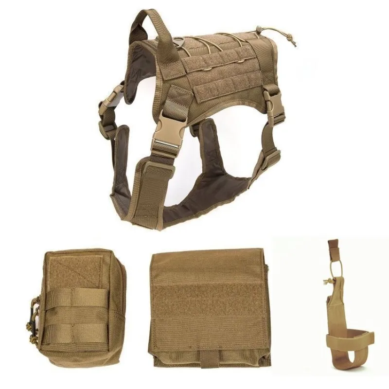 Одежда для собак большая немецкая овчарка боевой тактический жилет набор