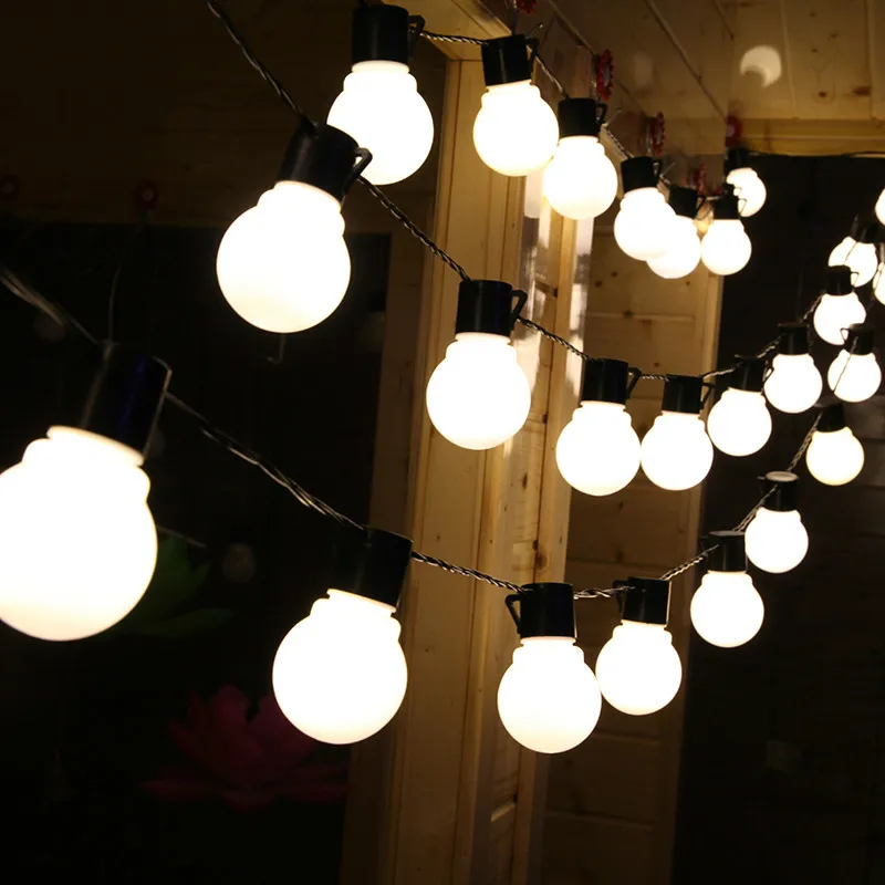 Светодиодная гирлянда с большими шариками 5 см 110 В 220 | Освещение