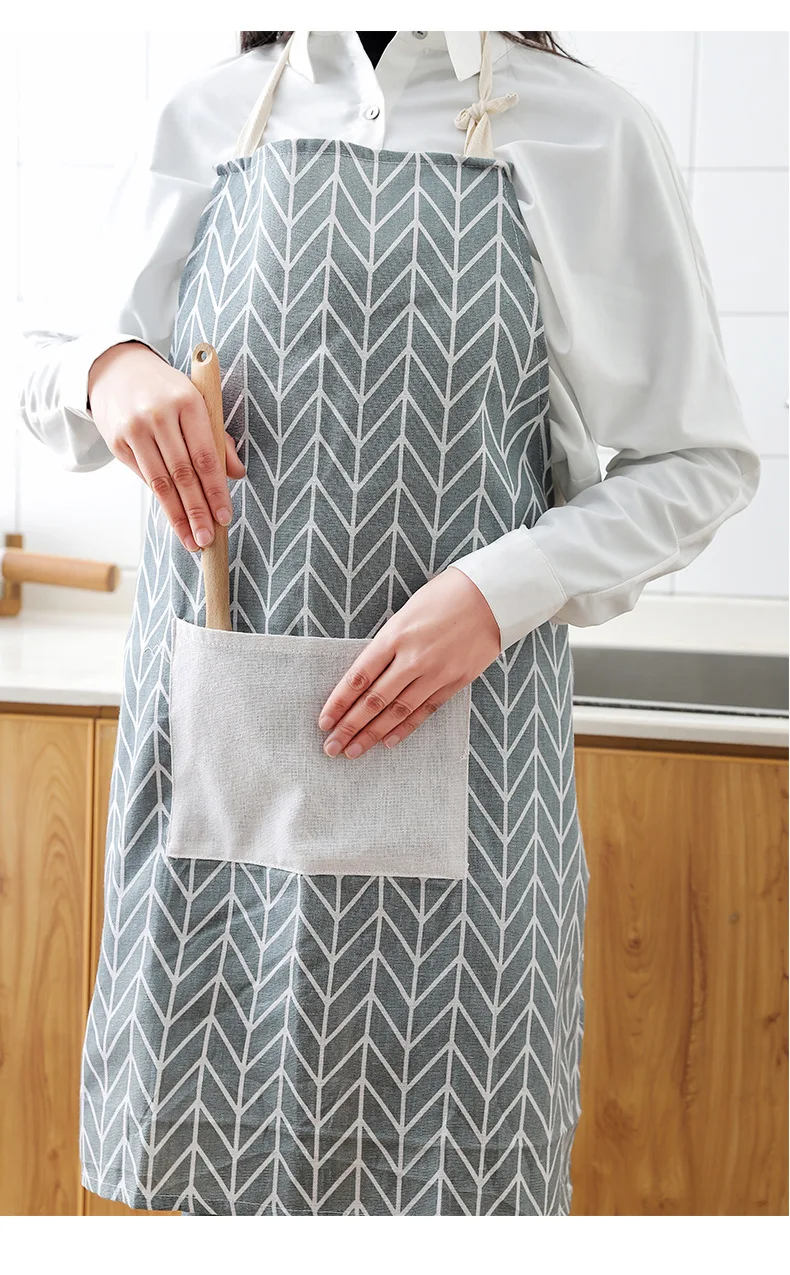 Кухонный Фартук полубоди без рукавов хлопковый фартук для приготовления пищи