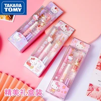 takara tomy fashion cartoon hello kitty fountain pen cute primary school students can change ink sac just pen