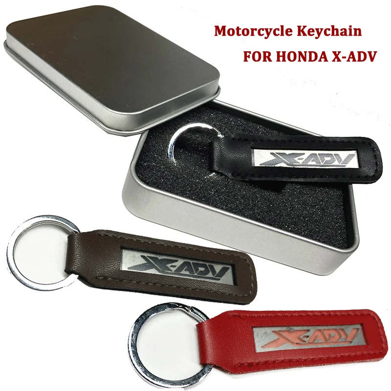 X-ADV металлический кожаный мотоциклетный брелок для ключей Подходит Honda X ADV XADV 300 750