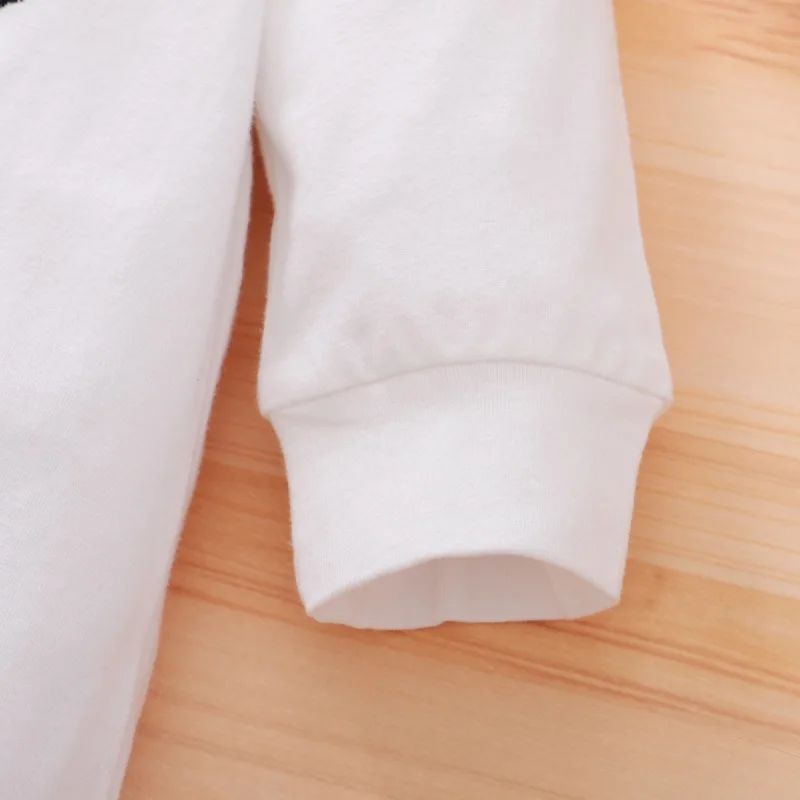 

2021Baby Jumpsuit Newborn Infant Long Sleeve Letter Pattern Rompers Toddler Girls Boys Casual Jumpsuit with Hat 2pcs Outfit Hot