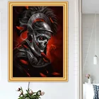 Алмазная живопись сделай сам 5D европейский и американский стиль акриловая рамка скелета привидение ношение Броня узор фон для гостиной