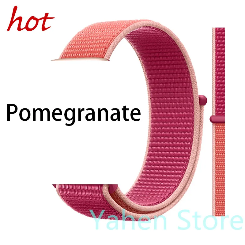 C10Nylon Pomegranate IWO 11 gps Смарт-часы Мужские Bluetooth умные часы 1:1 44 мм чехол для Apple iOS Android телефон умные часы VS IWO 8 IWO 6 9 5 часы - Цвет: C10Nylon Pomegranate