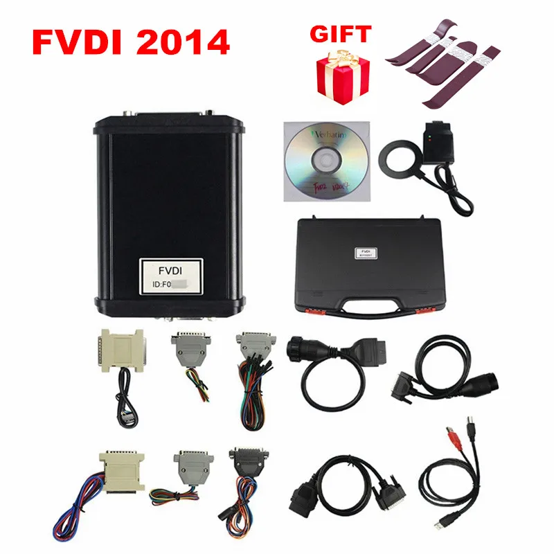 FVDI 2014 FVDI полная версия(включая 18 программного обеспечения) FVDI ABRITES Commander без ограничений FVDI диагностический сканер - Цвет: FVDI 2014