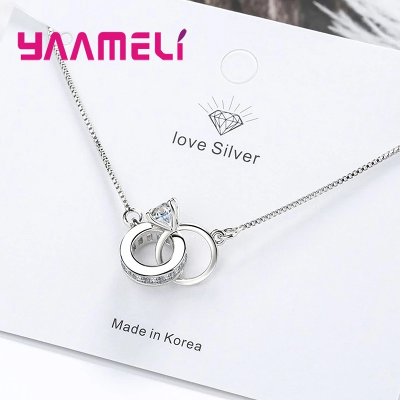 Колько Forever Love S925 браслеты из стерлингового серебра CZ бриллиант с белым топазом