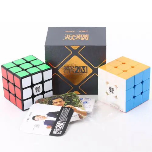 Магнитный магический куб Moyu WeiLong GTS V2 3x3 извивающийся пазл забавные игрушки черный