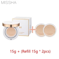 missha m magic air cushion bb cream 15g refill 15g 2pcs whitening cc cream foundation concealer moisturizing korea cosmetics