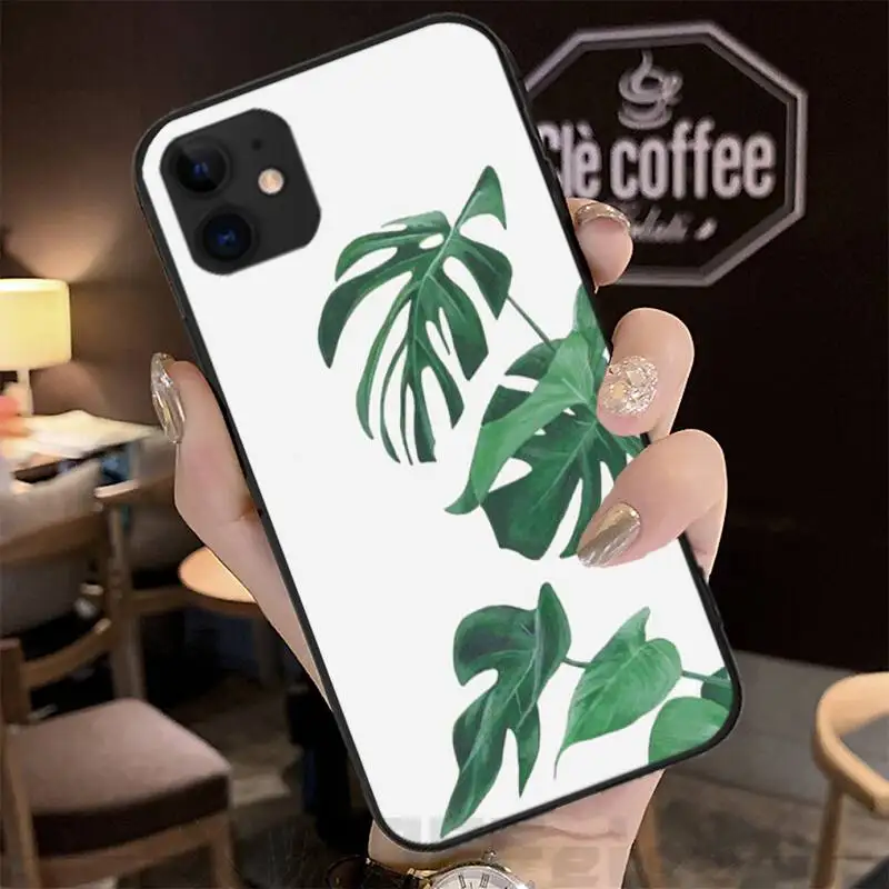 

Green Plants Phone Case Back Shell For Iphone 12 11 PRO MAX X XS XR 4S 5S 6S 7 8 PLUS SE 2020 Cases Cover