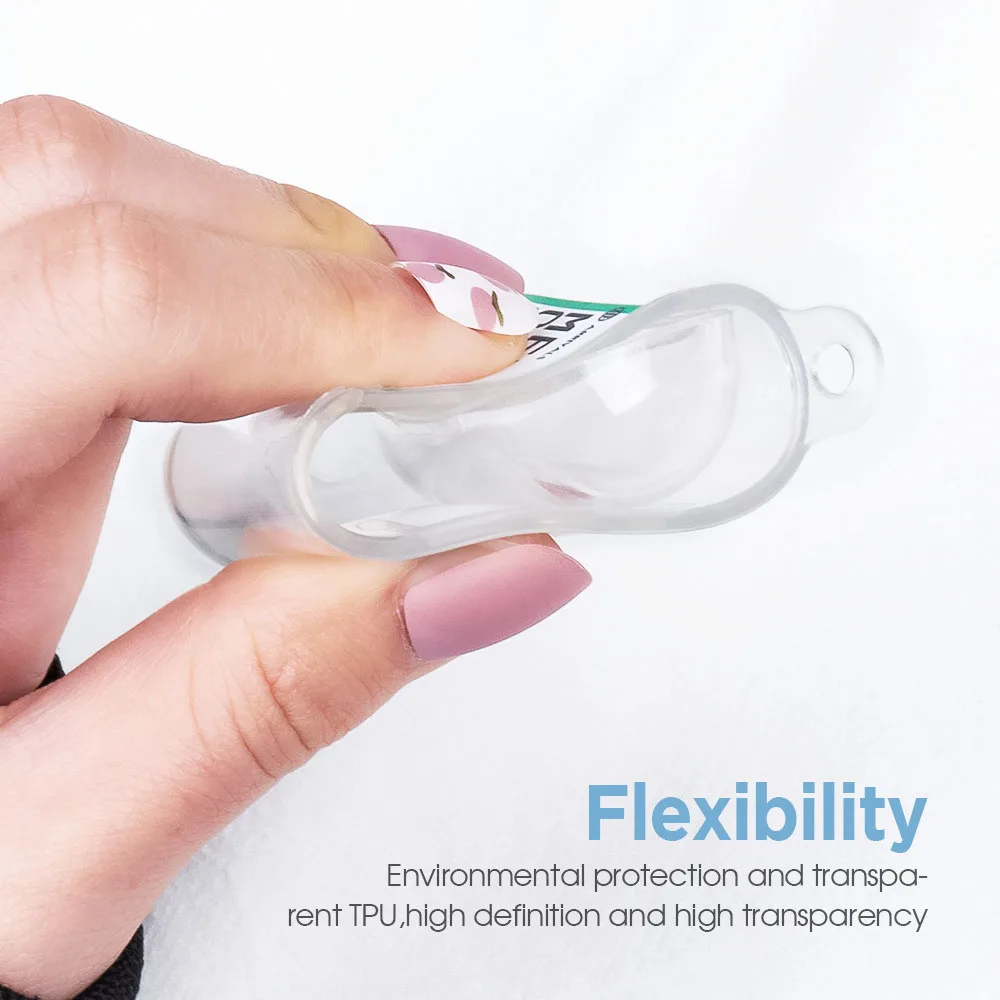 

Flame green red Earphone Case for Apple AirPods Case Silicone Transparent Protective Cover for Airpods Accessories Charging Box