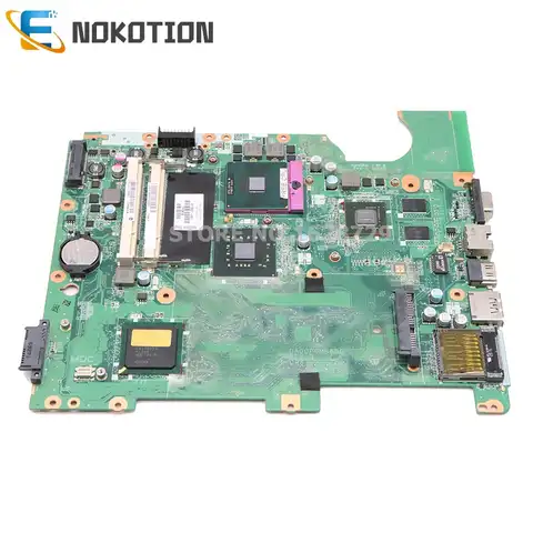 Материнская плата NOKOTION DA00P6MB6D0 517837-001 для ноутбука HP Presario CQ61 G61 DDR2 G103M GPU PGA478, бесплатный ЦП