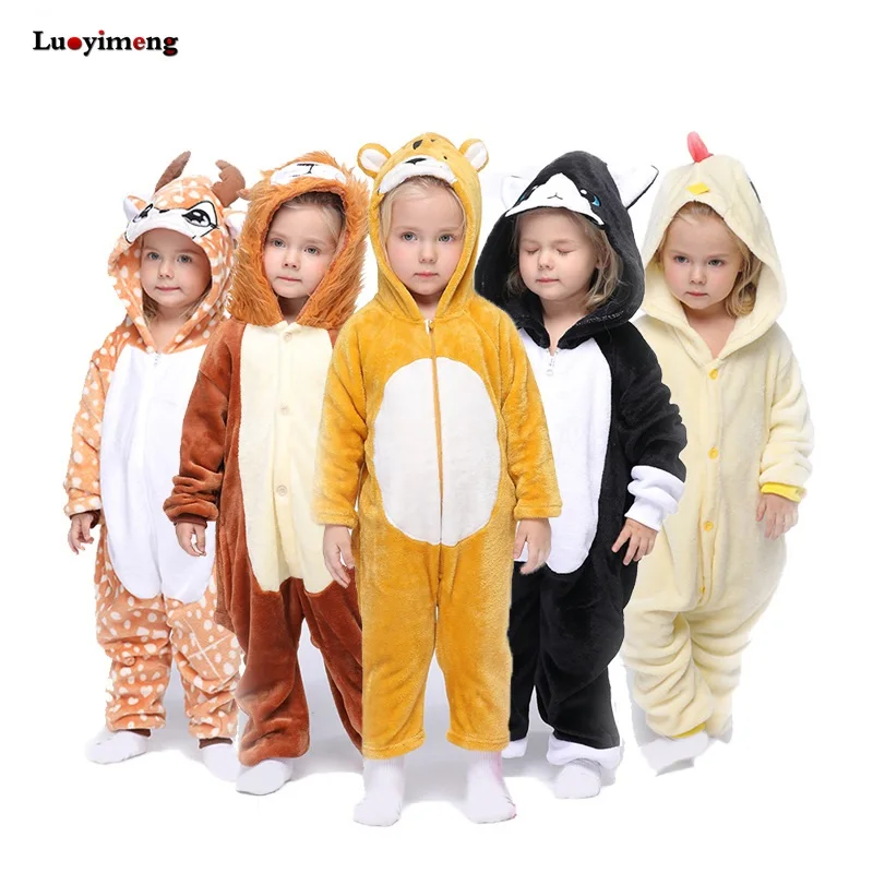 

Пижама детская, кигуруми для детей в виде мультяшных персонажей