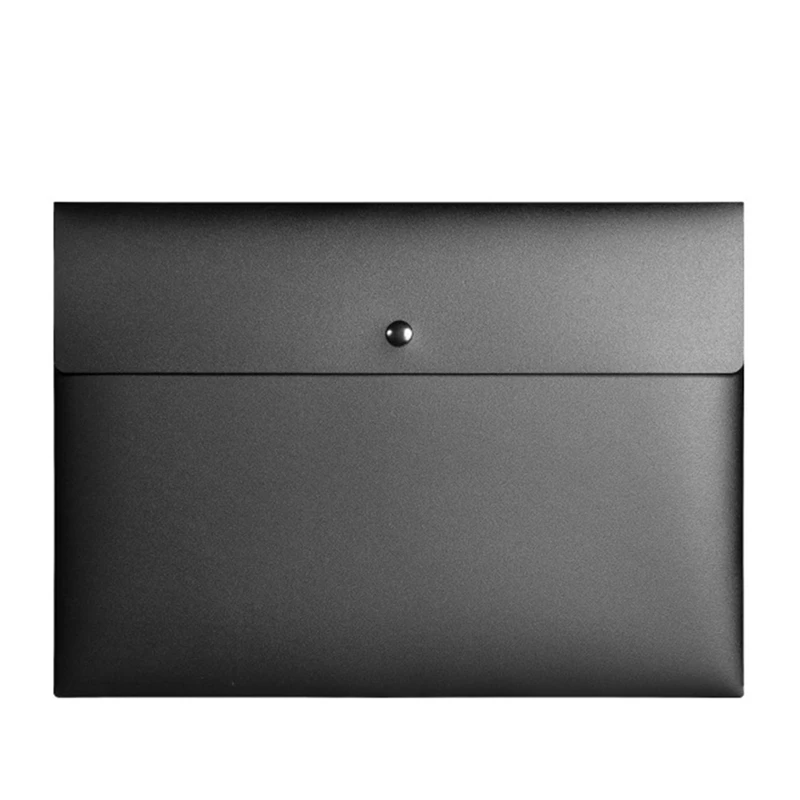 

A4 Size Envelope Folder PP Plastic Storage Pouch Holder Paper Document File Folder Organizer Bag With Snap Button Closure
