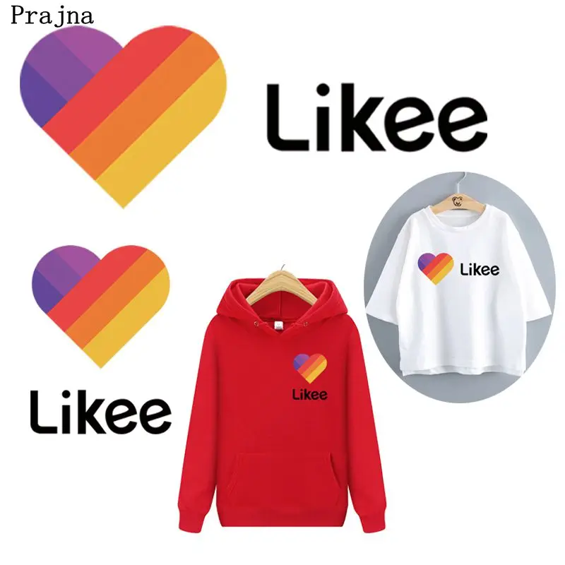 Наклейка на одежду Prajna Likee наклейка с радужным сердцем нашивки футболку