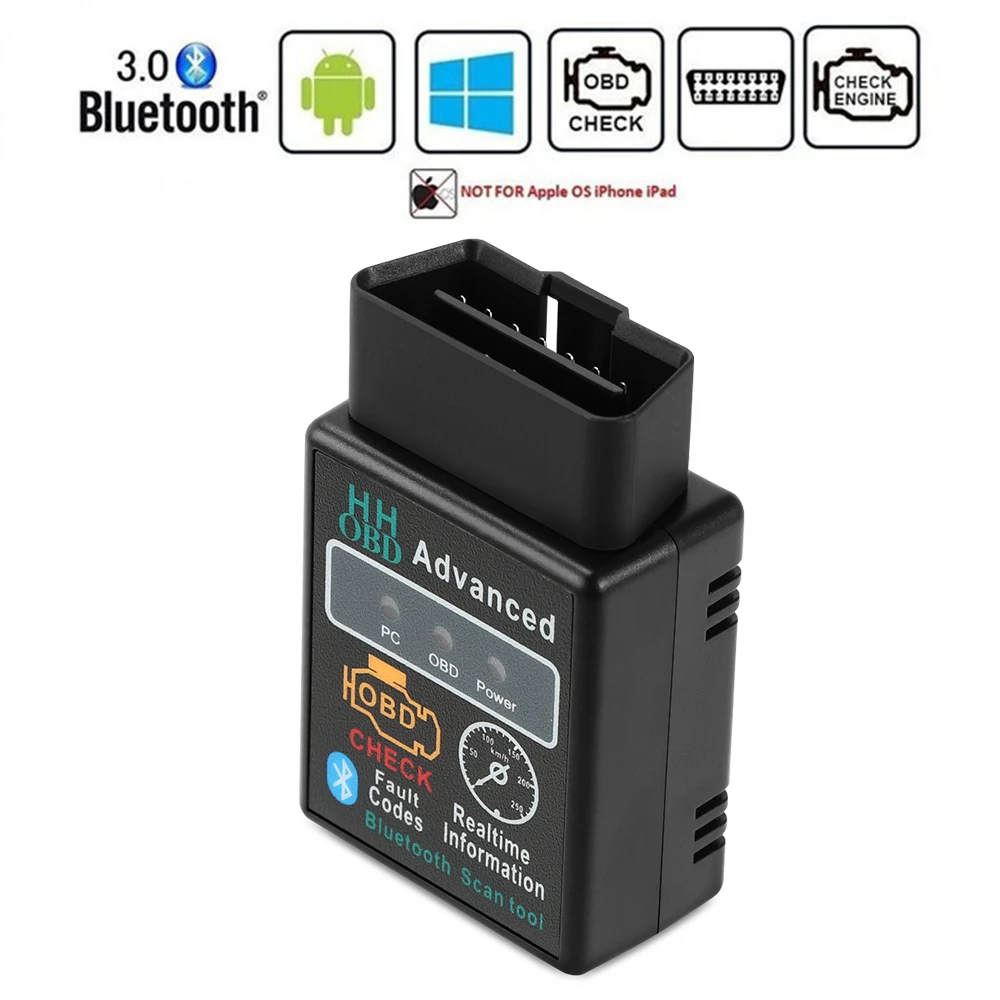 ELM327 Bluetooth OBD2 OBDII автомобильный диагностический сканер инструмент для Audi A4 A6 A3 A5 Q3 Q5