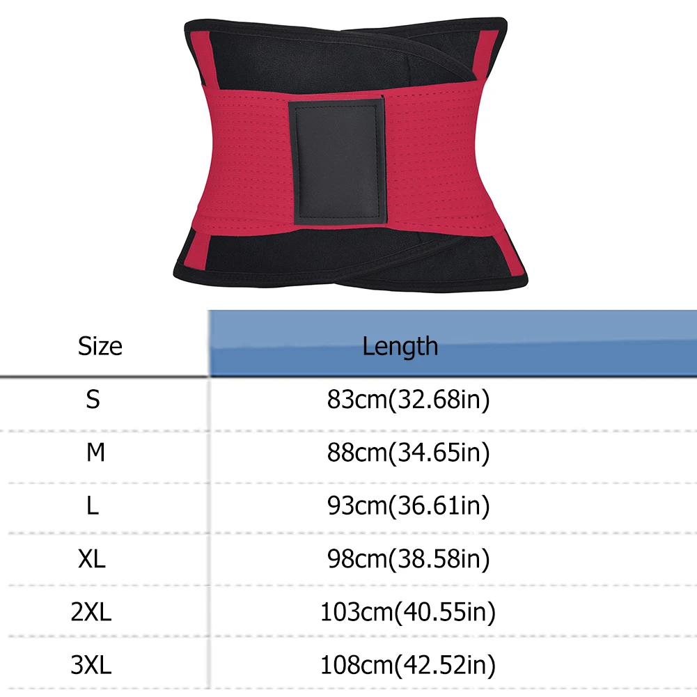 

Women Sweat Waist Trainer Neoprene Cincher Trimmer Tummy Slimming Belt Woman Body Shapers Fitness Waist Trainer Corset Shaper