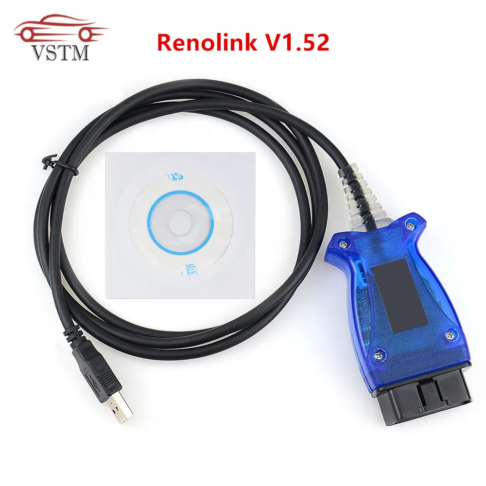 Диагональный USB-кабель Renolink V1.520 OBD2 для программирования ECU | Автомобили и