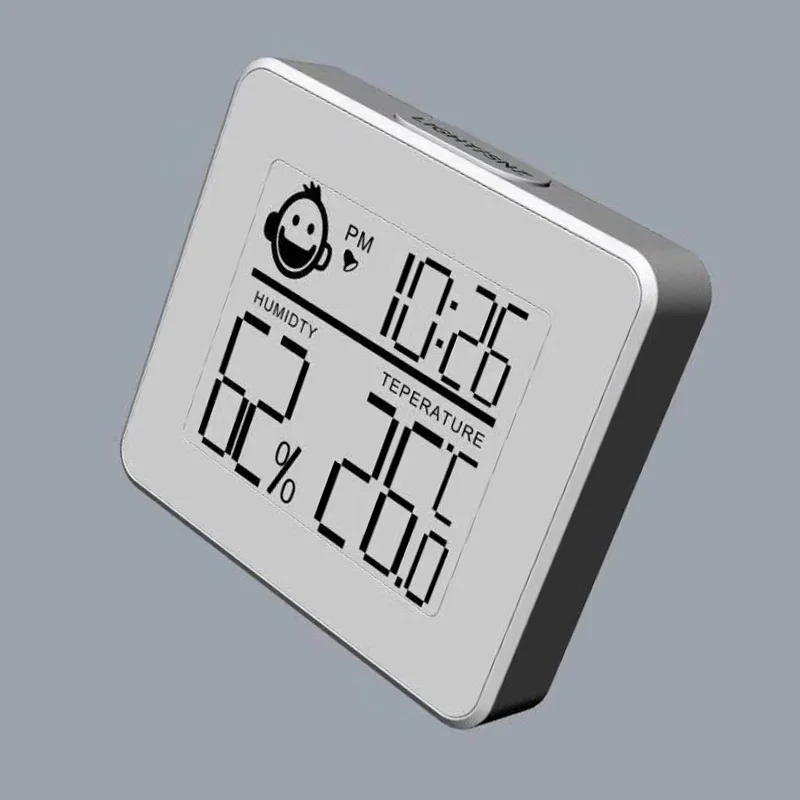 Home Humidity Monitor With Indoor Thermometer Digital Hygrometer W/ Alarm Clock Weather Stations New |