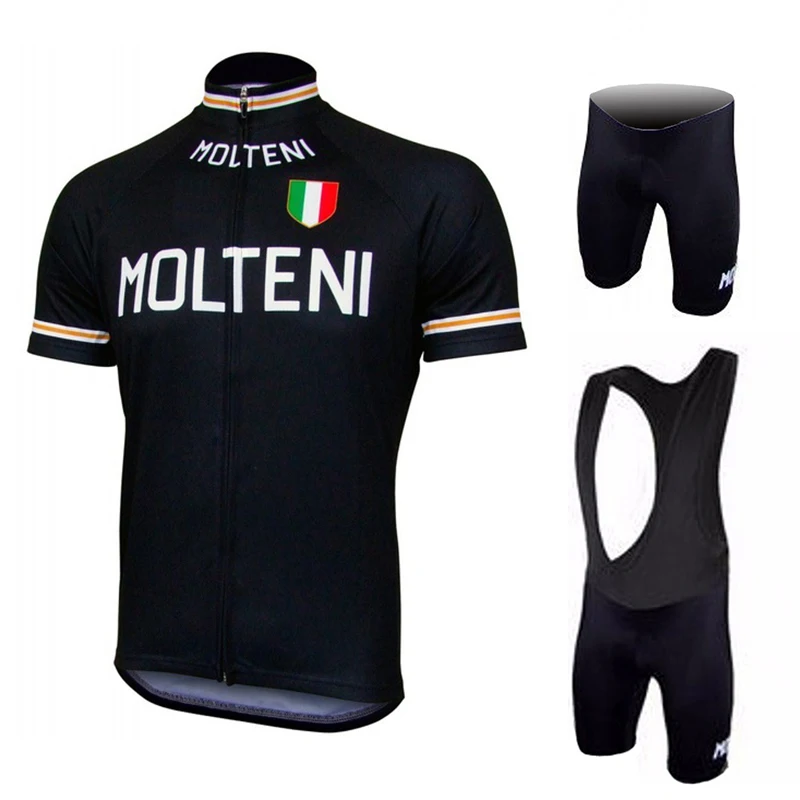 Произвольный выбор MOLTENI оранжевый и черный Велоспорт Джерси Наборы для велоспорта Одежда для верховой езды одежда для велоспорта ropa ciclismo триатлон skinsuit