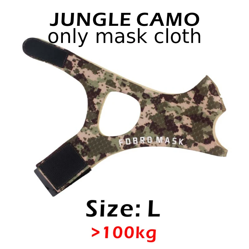 Mask Cloth JC L FDBRO, Спортивная маска, набор, стильная, черная, высокая высота, для тренировок, бега, маски для тренировок, фитнеса, тренажерного зала, велоспорта, велосипедная Спортивная маска, 2,0 - Цвет: Mask Cloth JC L