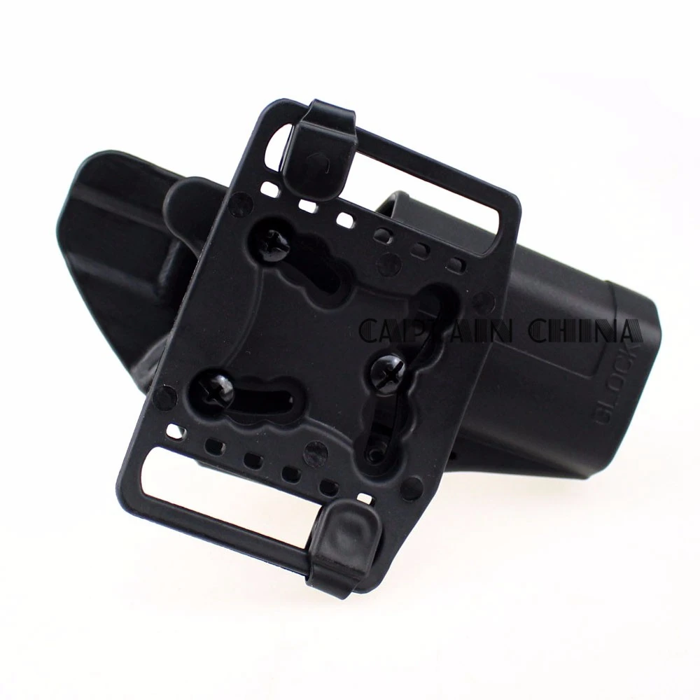 

Tactical Left Hand Pistol Holster Military Concealment Waist Belt Loop Paddle Holster for Glock 17 19 22 23 31