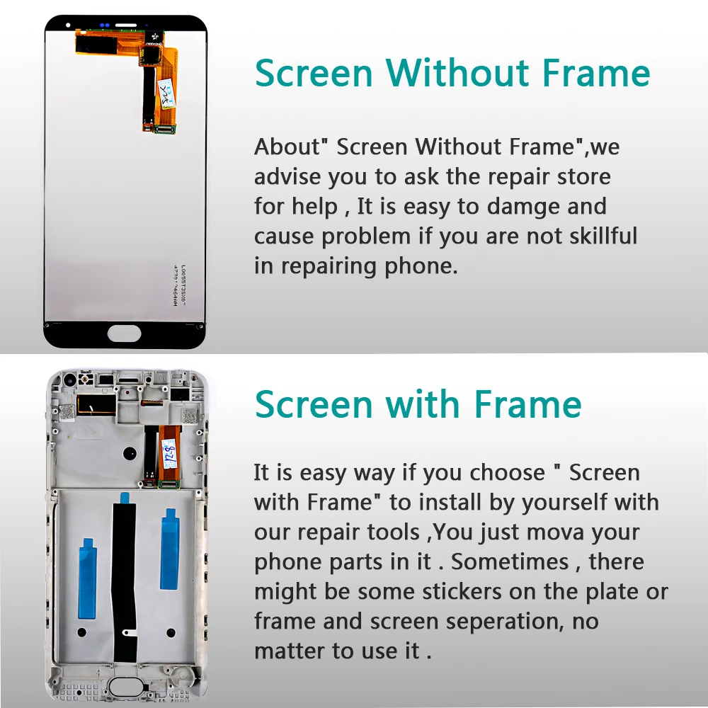 ЖК-дисплей Vancca 5 дюйма для Meizu M2 Note 1920*1080 фоторамка с бесплатным закаленным стеклом