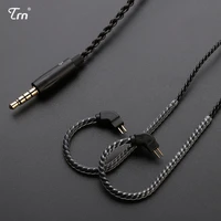 3 5mm to 2pin 0 75mm 0 78mm silver plated earphone cable mmcx earphones with micno mic detachable cable