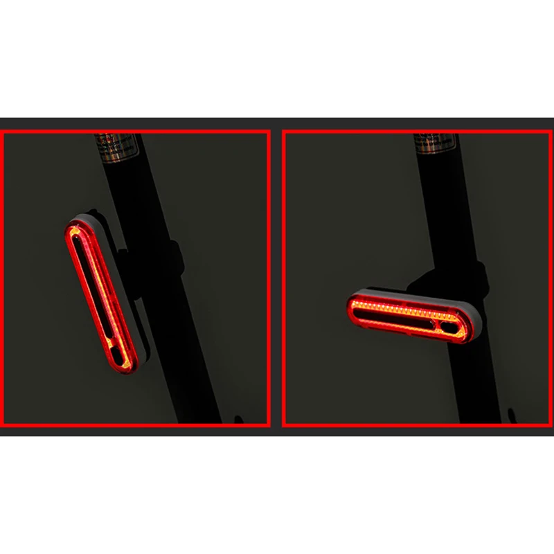 

Bicycle Waterproof Taillights Bike LED Rear Light USB Rechargeable Ultra Bright Night Riding Warning Light for All Bikes