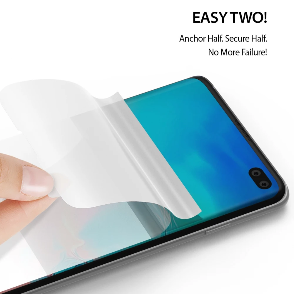Защитная пленка для экрана Ringke двойная легкая Galaxy S10 Plus с высоким разрешением в