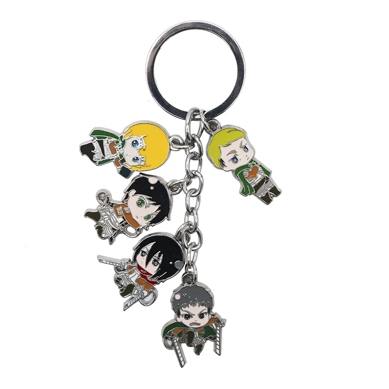 

Брелок для ключей с героями аниме «атака на Титанов»