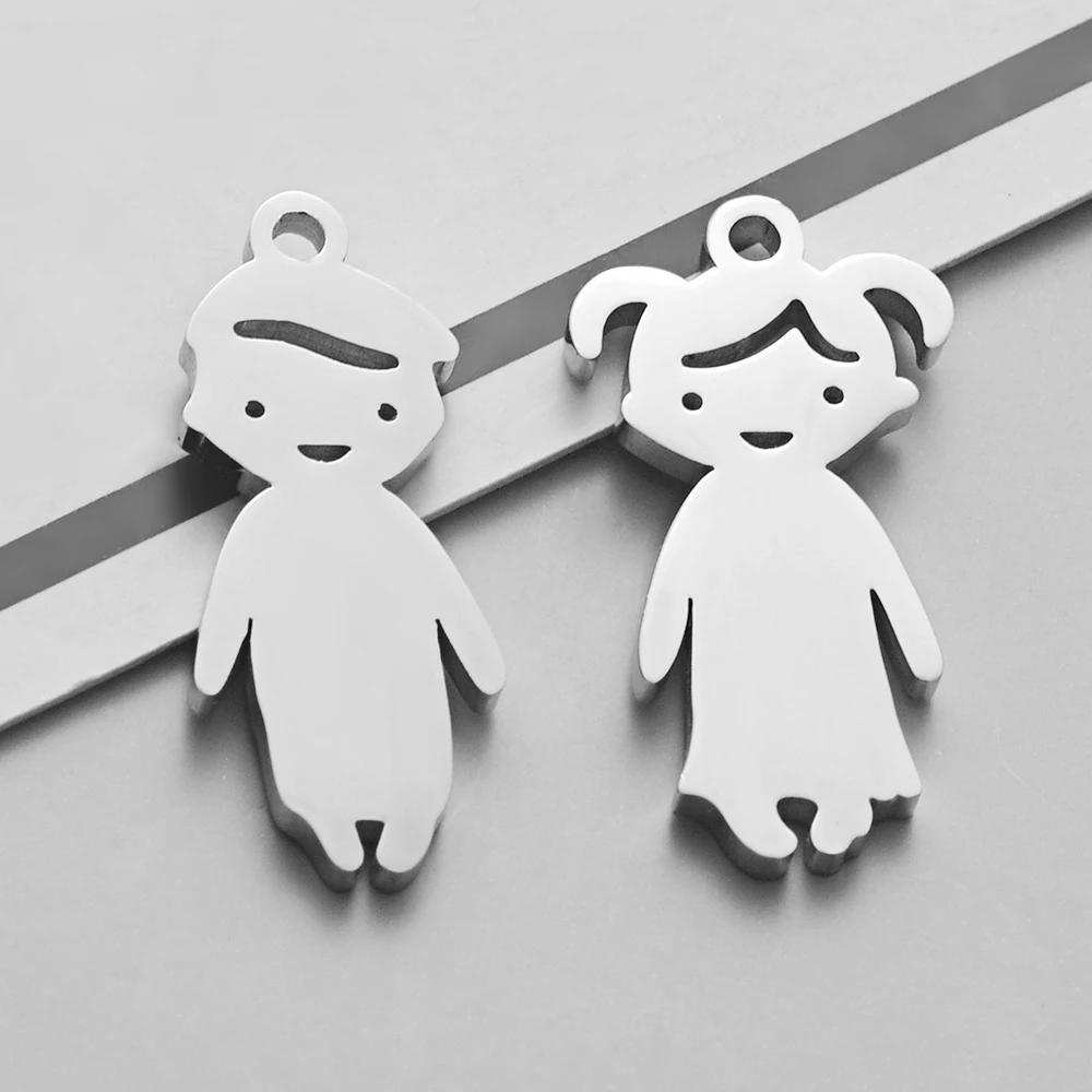 30 шт./лот зеркальный лак из нержавеющей стали для маленьких мальчиков и девочек