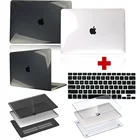 Чехол для ноутбука Apple MacBook Pro 131516Macbook Air 1311 дюйма, жесткий защитный чехол + чехол для клавиатуры