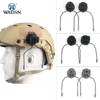 wadsn airsoft fast helmet rail adapter z3ad for sordin msa headset huunting helmet headphone bracket rail accessories