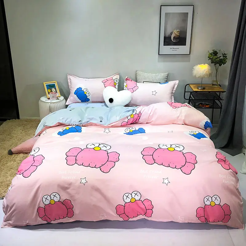 

Gird Bed Cover Set 2021 Kids Girl Boy Duvet Cover Adult Child Bed Sheets And Pillowcases Comforter Bedding Set