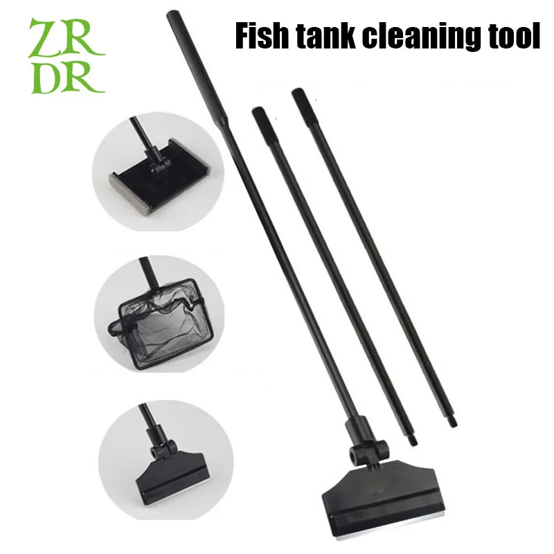 

Скребок ZRDR для аквариума из алюминиевого сплава, скребок для водорослей, многофункциональный инструмент для очистки водных растений