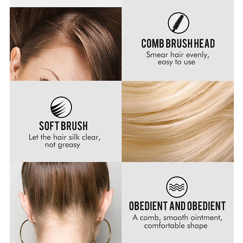 Быстрофиксированный гель для волос крем стойкого моделирования декоративная