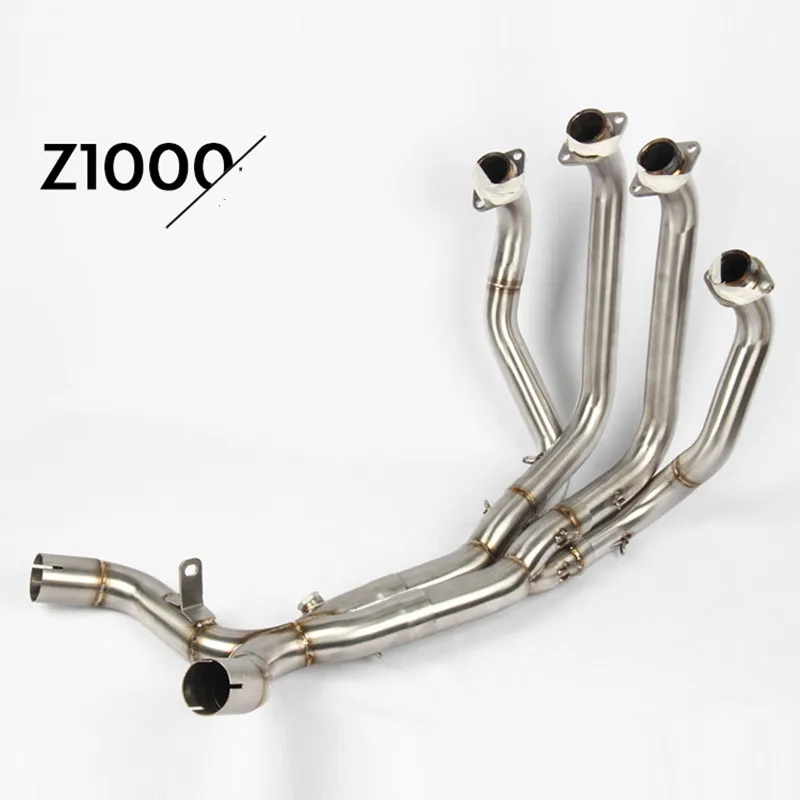 

Передняя выхлопная труба для мотоцикла Kawasaki Z1000 Z1000SX 2010-2020Escape Moto глушитель Exhasut Мотокросс полная система труб