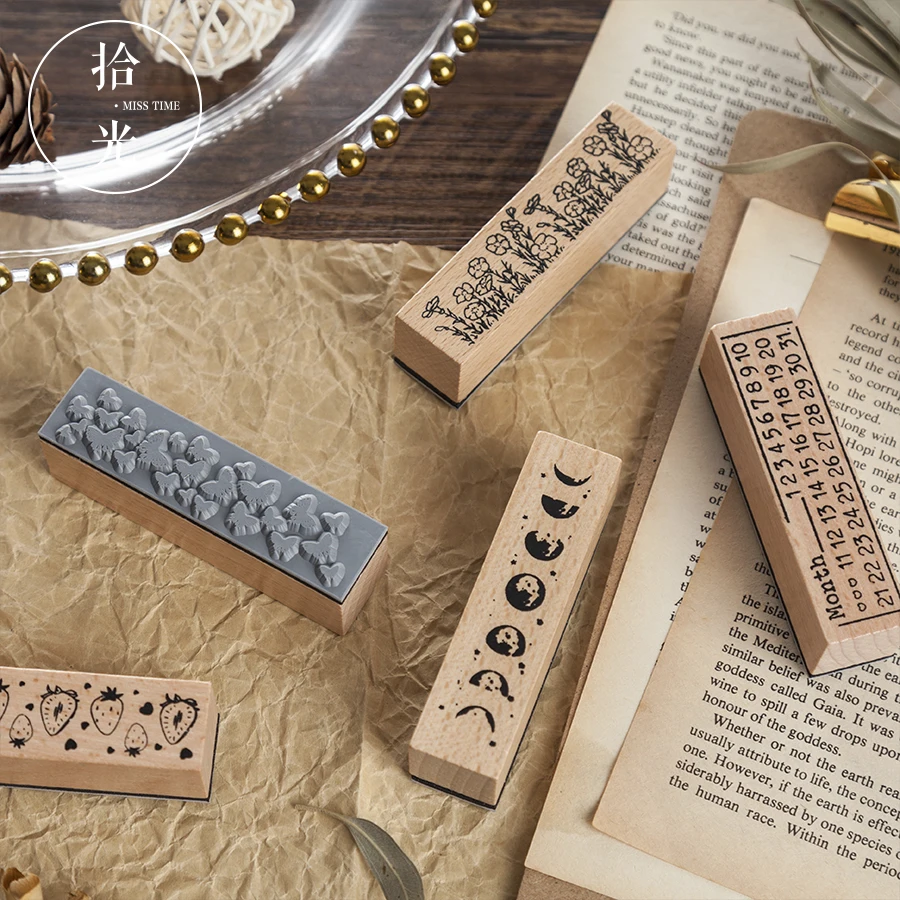 Тематическая открытка Planet Moon набор штампов для поделок скрапбукинга|Бейджи и