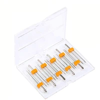 10 sizes mixed sewing machine needles double twin needles with plastic box for household diy sewing machine accessories