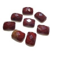 natural goledn swan stone cabochon beads faceted rectangle no hole loose beads for jewelry making diy ring necklace accessories