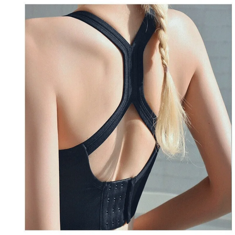 

S~XL Camisoles for Women Underwear Lady Back Adjustable Sports Bra Quick-drying Shockproof Running Fitness Bra Crop Tops