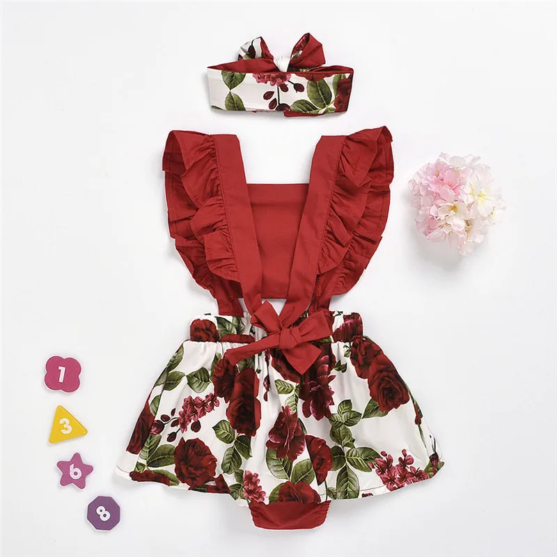 Одежда для маленьких девочек комбинезон с длинными рукавами + юбка на подтяжках