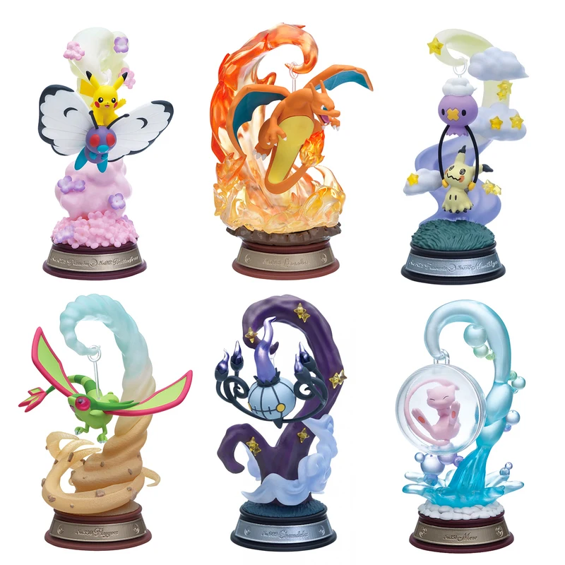 Оригинальная качели Pokemon Gacha коллекция качелей конфеты игрушки бесмасляная Charizard